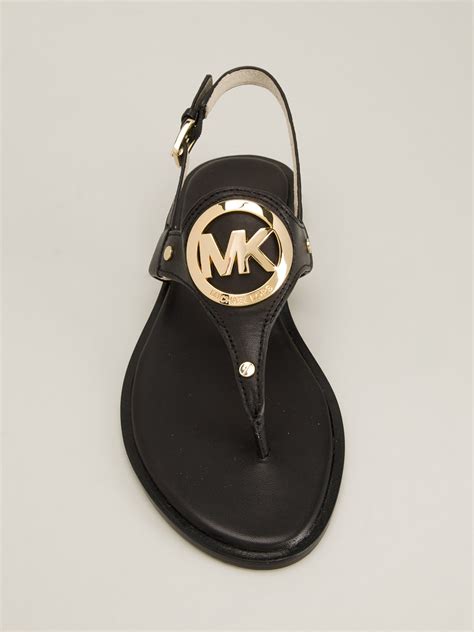 michael kors black sandals flats|Michael Kors black flat boots.